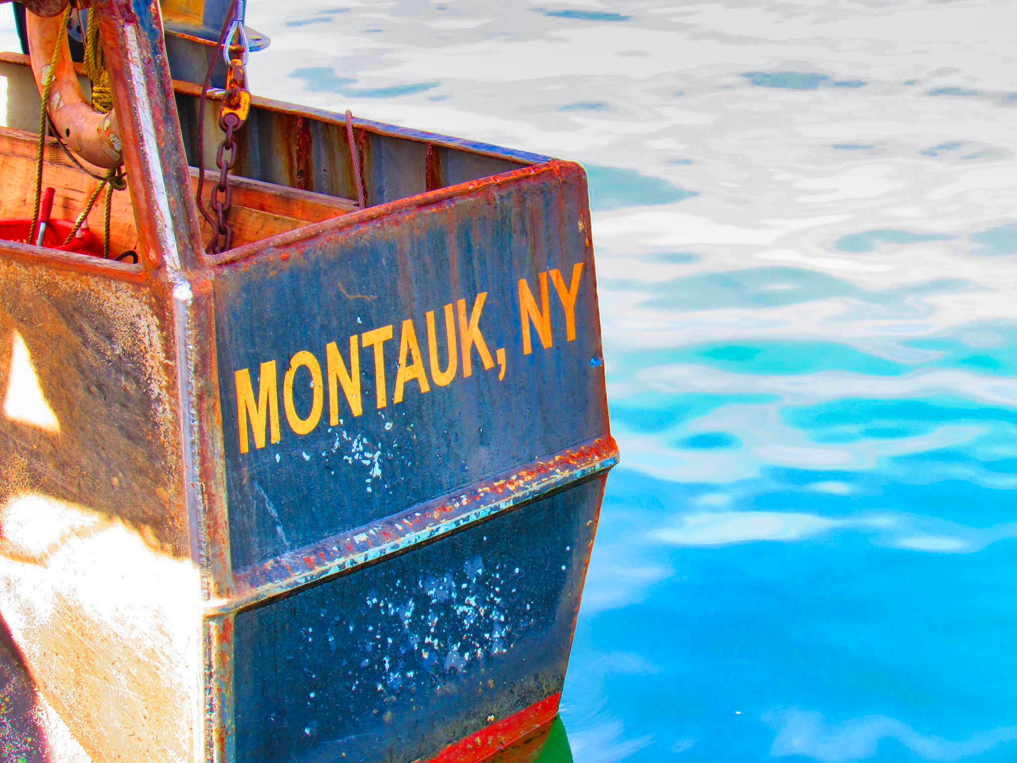 Montauk Fishing Boat